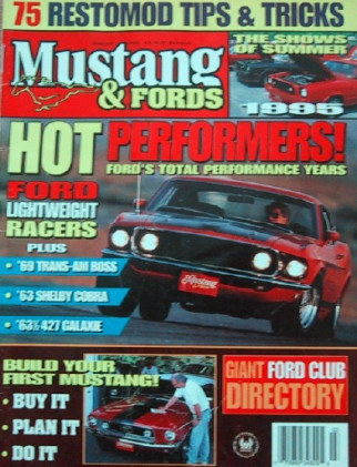 MUSTANG & FORDS 1996 MAR - LIGHTWEIGHTS, T-A, COBRA